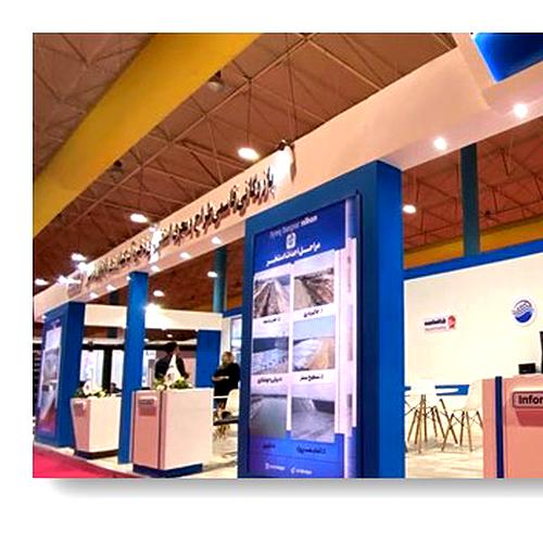 غرفه نمایشگاهی بازرگانی قاسمی با نوآوری در طراحی